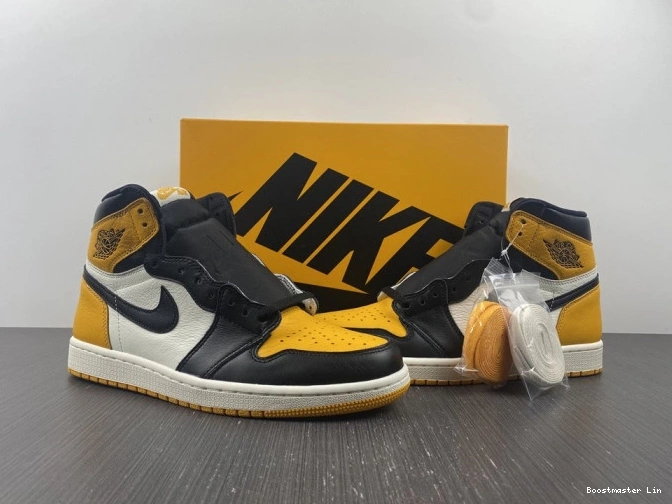 Boostmaster lin High Jordan Air 555088-711 Yellow 1 Toe OG 0823